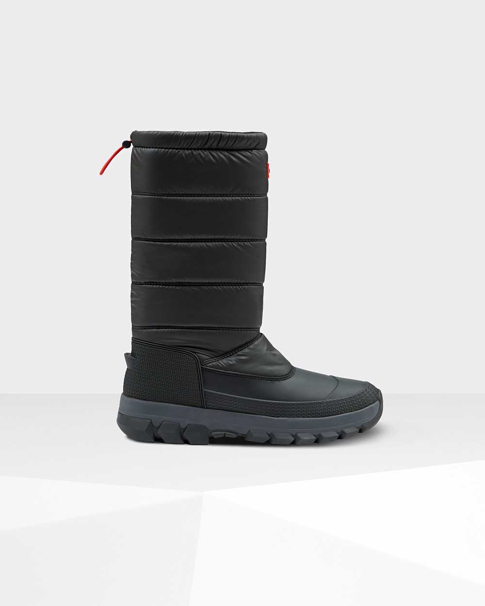 Hunter Original Insulated Tall Men's Snow Boots NZ-87862P Black